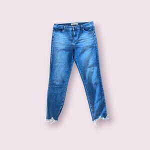 J Brand Skinny Jeans Women's‎ Sz 31 Alana Skinny High-Rise Crop Ankle Leg Denim